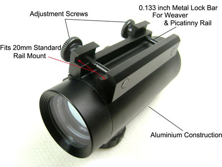 BSA 35mm tactical Red/Green Dot rifle pistol Scope sight RD35